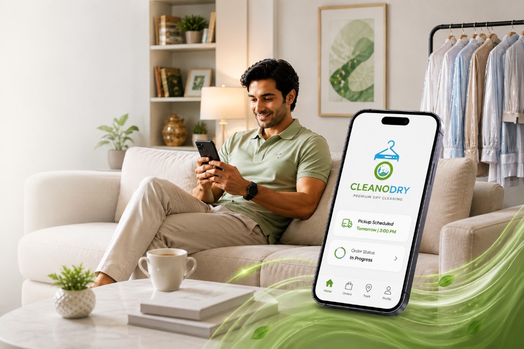 Cleanodry mobile app
